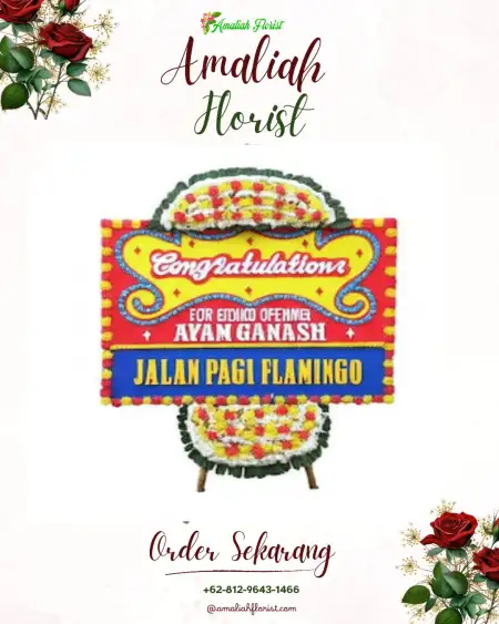 Sewa Papan Bunga Bugel