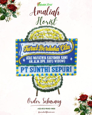 Papan Bunga Duka di Bugel