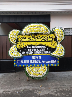 Papan Bunga Duka di Bugel