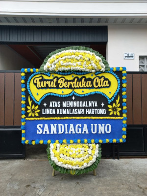 Papan Bunga Duka di Bugel